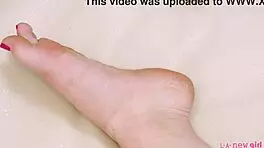 Super hot newcomer strips and shows her sexy body!