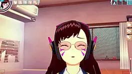 D va riding fucked in room