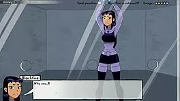 Yo, cumming on Blackfire in 18Titans Part 12 hentai game