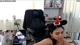 naughty shana plays in the office on retro blue films