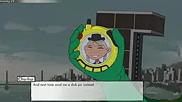 Yo, cumming on Blackfire in 18Titans Part 12 hentai game