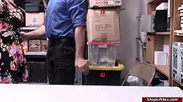 i fucked busty blonde shoplifter