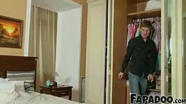 fucking blonde step sister doggystyle, want to see her orgasm?