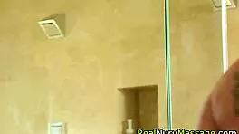 Tiny masseuse delivers intense fuck and finger action in hardcore massage