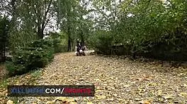 Hey, watch this young brunette take it in every hole possible!