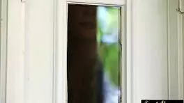 The gorgeous teen says, 'Let me pleasure your cock, stepdad,' in this erotic scene