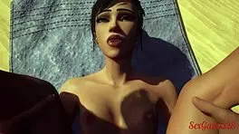 Stepsister fucks stepfather's monster cock at beach in missionary and bent over