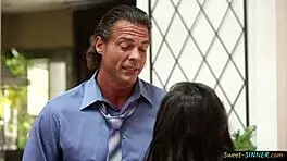 Small Tittied Teen 18+ Fucked Hard by Stepdad in Roleplay