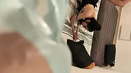 Hidden cam captures old man with teen 18+ Neyla K in homemade Arab scene. Their encounter unfolds secretly.