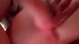 pussy and throat getting fucked in close-up amateur scene