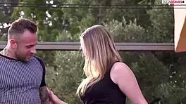 der deutsche model scout banging big tits outdoors in stunning 4k.