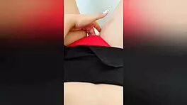 Young Stepsister Masturbates Alone At Home