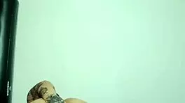 first anal with glass dildo stretches my tight latina ass hard