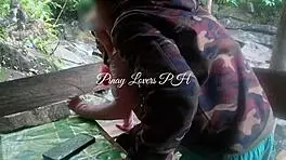 pinay teen fucks hard in public waterfalls, so hot