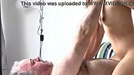 Tasty old man fucks Marina Gold after licking her sweet pussy
