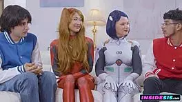 Sexy Cosplay Girls Trade Stepbrothers' Cocks to Reach Cumicon Event