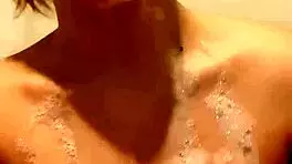 ritafox, that redheaded russian bitch, washing her gorgeous tits and pussy!