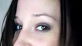 Erected Cock Targets Shaved Pussy For Rough Fucking!