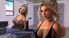 Summers gone 21: Big tits blonde in 3D hentai?