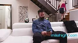 i saw this tiny blondie getting aggressively fucked and deepthroating her angry uncle on cam