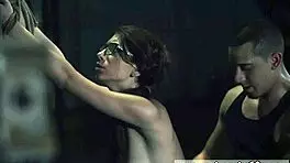 Guys make rough passes at honeymoon lady in glasses 😏