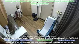 Become Doctor Tampa and Examine Channy Crossfire in a Detailed Yearly Gyno Checkup with Nurse Stacy Shepard