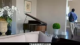 Melissa Moore And Riley Reid, Two Hot Stepsisters, Fuck Their Stepbrother In Various Positions. They Give Him A Facial Cumshot Makeover With Their Monster Cock