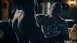 Big butt teen catfished by teacher in online dating garage blowjob