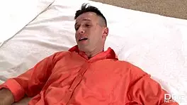 Hot Glamour Blondie Chloé Lacourt Ready for Two Big Cocks in Her Ass