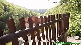 This real public slut got blasted with cum right in the open.