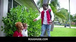 Roughuse Freeuse Black Teen Stepsister