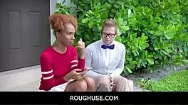 Roughuse Freeuse Black Teen Stepsister
