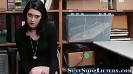 Teen Thief Caught Masturbating