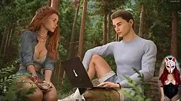 In Dreamland episode 14, the petite blonde anime girl strips naked in lingerie, revealing her see-through body.