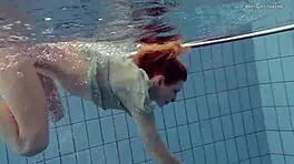 Tiny Ass In A Dress Called Nastya Enjoys Pool Time