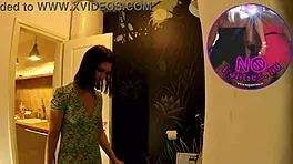 this hot college babysitter skips panties in summer dress