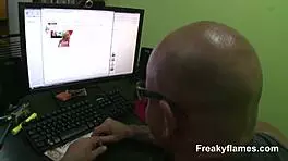 Petite Hairless Teen with Small Tits Gets Facial and Assfucking from Big Cock