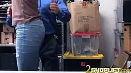 Hot Milf Sofie Bent Over, Drilled by Officer at Work