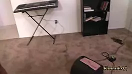 Hot blonde says, 'Fuck me on this sybian for a creampie.'