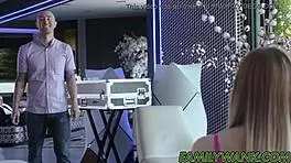 Cute Teen Gets Intense Fucking and Facial in Doggy Style