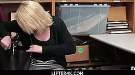 Shoplifting teen caught hiding jewelry in bra! Fallon Love confesses