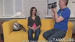 getting porn experience on webcam with a blowjob