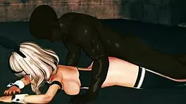 chloe sakamata gets fucked by big black cock bukkake