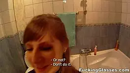 fucking glasses - wanna see alice get drilled hard?