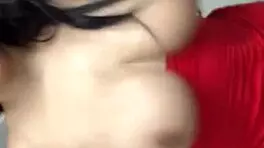 Beautiful teen shakes her big tits and ass