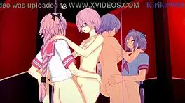 Mash kyrielight and astolfo intense sex in fate grand order hentai