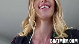 Too old for babysitter? Watch petite teen blowjob