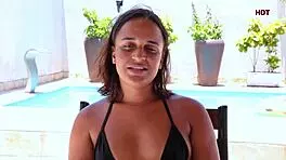 Novinha Safada Sucks and Gets Assfucked in Pov Interview