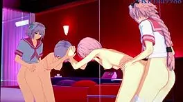 Mash kyrielight and astolfo intense sex in fate grand order hentai