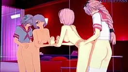 Mash kyrielight and astolfo intense sex in fate grand order hentai